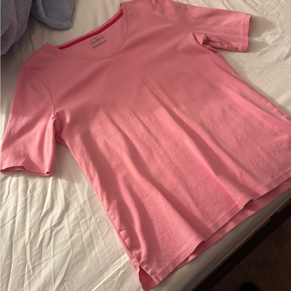 A pink t shirt from Talbots
